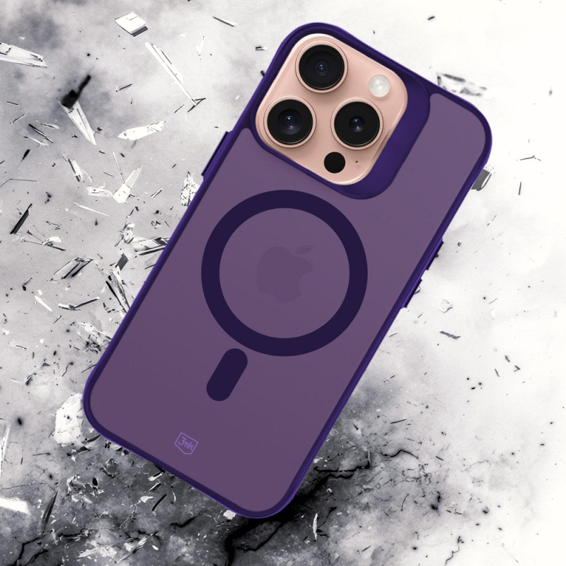 3MK Smoke MagCase Apple iPhone 16 Pro Max, purpura