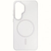 3MK Smoke MagCase Samsung Galaxy S26+ viedtālruņa maciņš, balts