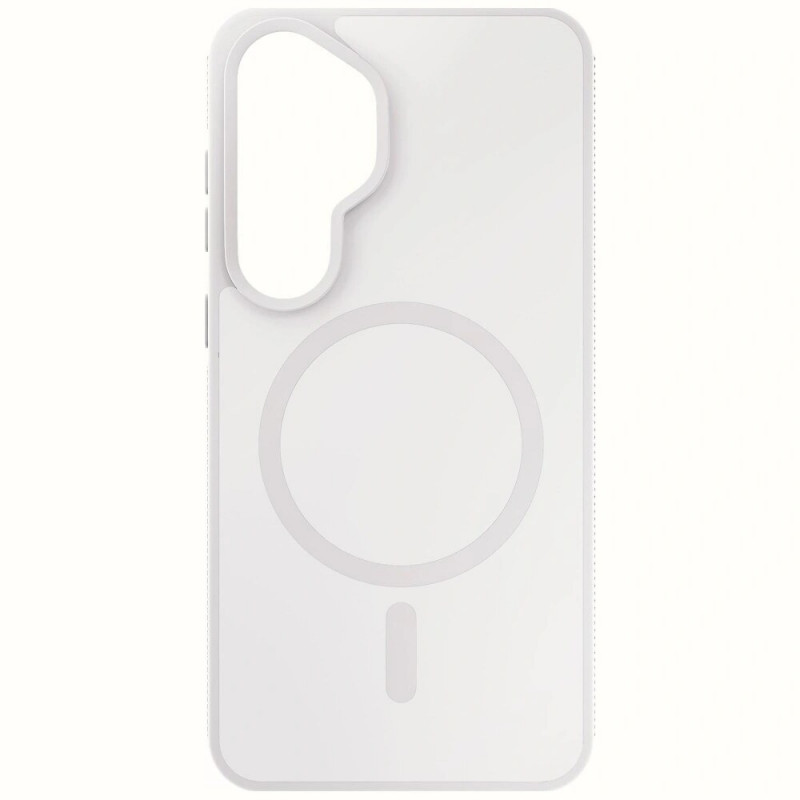 3MK Smoke MagCase Samsung Galaxy S26+ viedtālruņa maciņš, balts