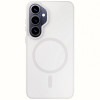 3MK Smoke MagCase Samsung Galaxy S26+ viedtālruņa maciņš, balts