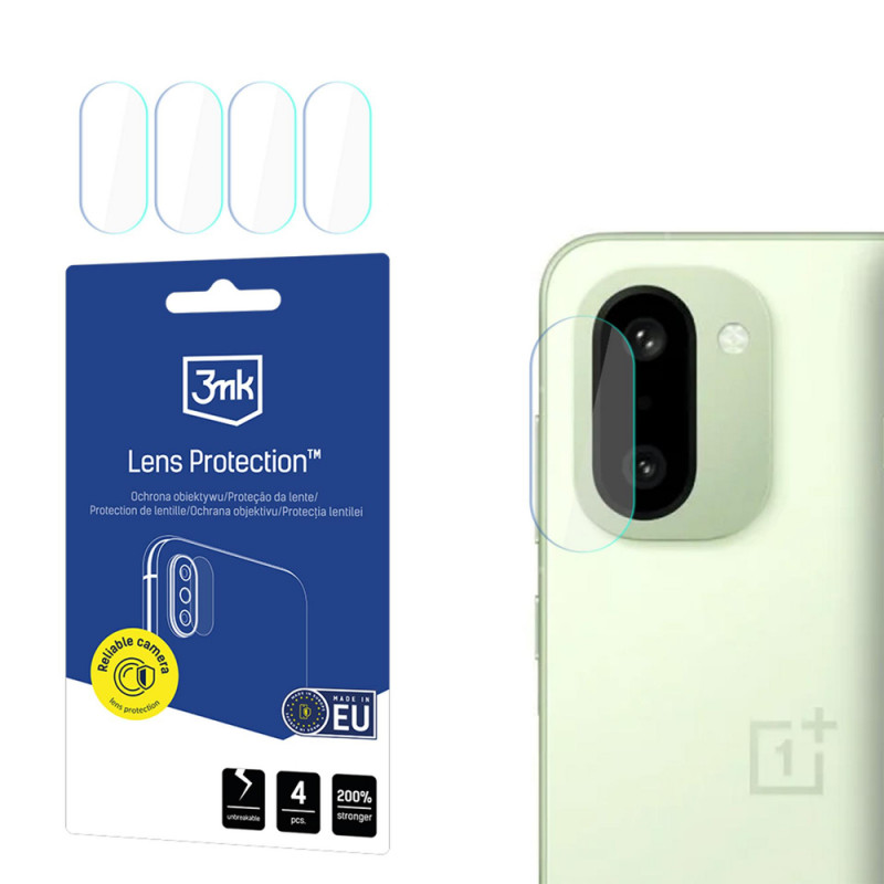 3MK Lens Protection OnePlus 15R kameras objektīva aizsargs (4 gab.)