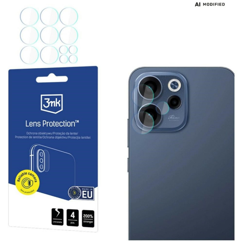 3MK Lens Protection (4 gab.) Oppo Reno 15 F 5G / Reno 15 FS 5G (CPH2801) kameras objektīva aizsargplēve