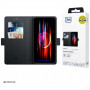3MK Wallet Case maciņa futrālis Honor Magic 8 Lite, melns