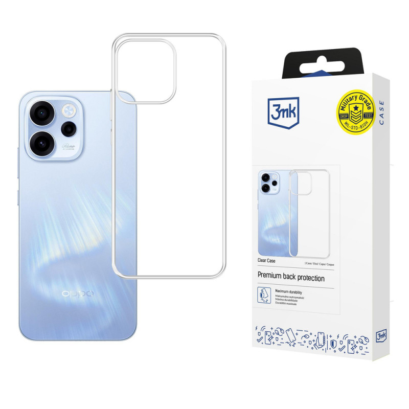 3MK Clear Case vāciņš Oppo Reno 15 5G (CPH2825), caurspīdīgs