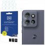 3MK Lens Protection Motorola Edge 60 Neo 5G hibrīda kameras objektīva stikls (4 gab.)
