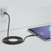 3MK Hyper Cable N-SERIES USB-C uz USB-C kabelis, 1,5 m, 100 W, melns