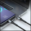 3MK Hyper Cable N-SERIES USB-C–USB-C kabelis, 3 m, 240 W, melns