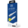 3MK Hyper Cable N-SERIES USB-C – Lightning kabelis, 2 m, 27 W, balts