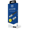 3MK Hyper Cable N-SERIES USB-C–USB-C kabelis, 1 m, 240 W, melns