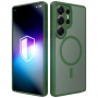 3MK Misty MagCase magnētiskais futrālis Samsung Galaxy S25 Ultra, zaļš