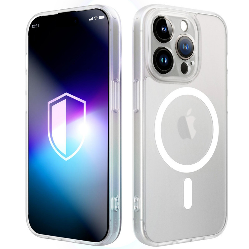3MK Misty MagCase Apple iPhone 15 Pro viedtālruņa maciņš, saderīgs ar MagSafe, balts