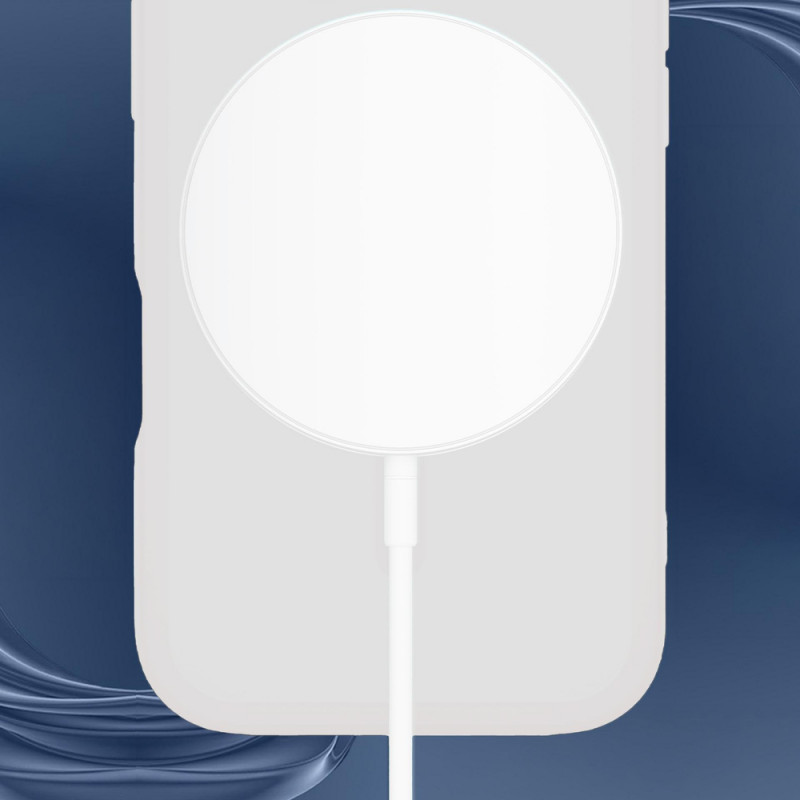 3MK Misty MagCase Apple iPhone 15 Pro Max viedtālruņa maciņš, saderīgs ar MagSafe, balts