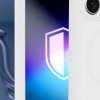 3MK Misty MagCase Apple iPhone 16 viedtālruņa maciņš, saderīgs ar MagSafe, balts