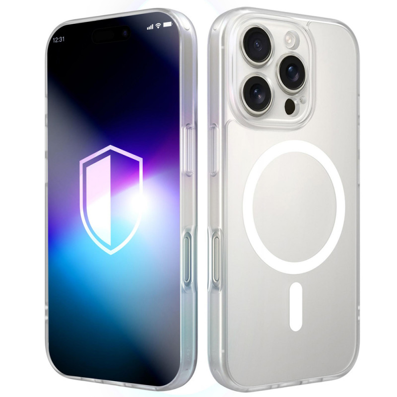 3MK Misty MagCase Apple iPhone 16 Pro Max viedtālruņa maciņš, saderīgs ar MagSafe, balts