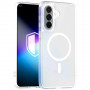 3MK Misty MagCase Samsung Galaxy A37 viedtālruņa maciņš, saderīgs ar MagSafe, balts