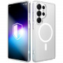 3MK Misty MagCase Samsung Galaxy S25 Ultra viedtālruņa maciņš, saderīgs ar MagSafe, balts