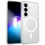 3MK Misty MagCase Samsung Galaxy S26+ viedtālruņa maciņš, saderīgs ar MagSafe, balts