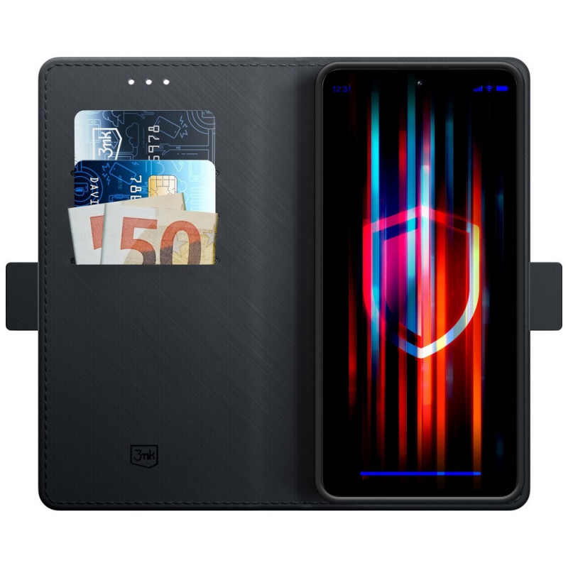 3MK Wallet Case Xiaomi 17T, melns