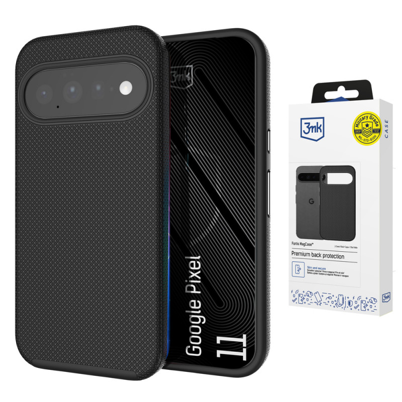 3MK Fortis MagCase Google Pixel 11, melns