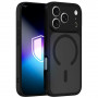 3MK Misty MagCase Apple iPhone 17 Pro Max / 18 Pro Max viedtālruņa maciņš, melns