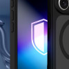3MK Misty MagCase Apple iPhone 17 Pro Max / 18 Pro Max viedtālruņa maciņš, melns
