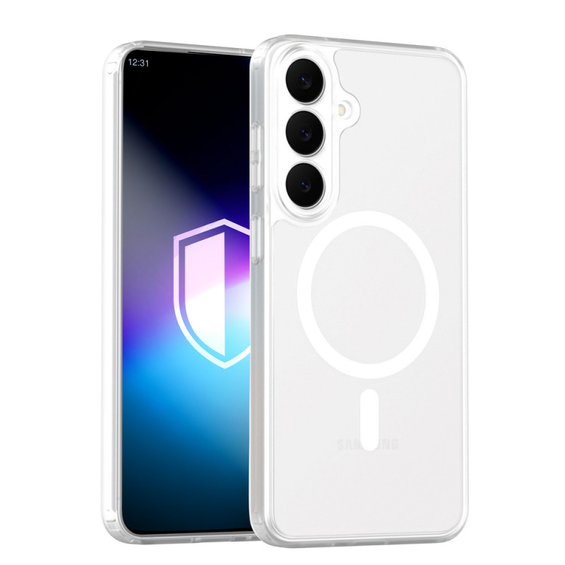 3MK Misty MagCase Samsung Galaxy S26 FE viedtālruņa maciņš, balts
