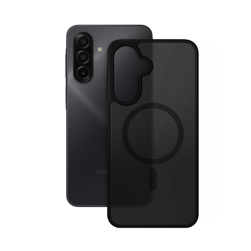 Crong Hybrid Matte Magnetic MagSafe vāciņš Samsung Galaxy A17, melns