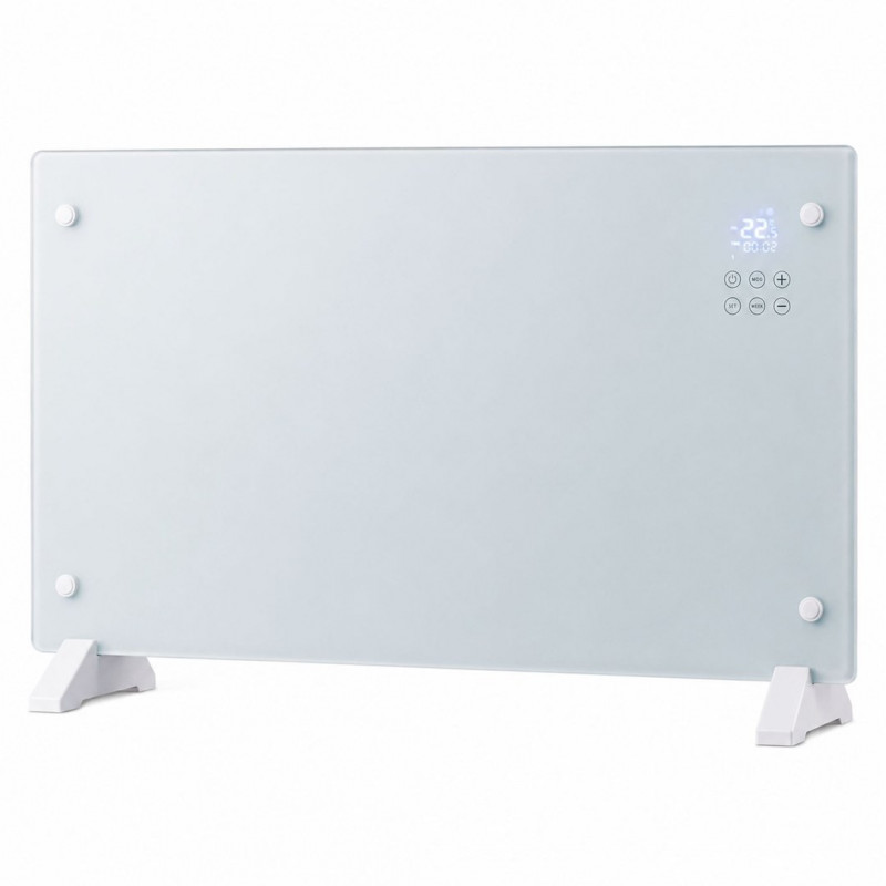 Extralink viedais stikla paneļu sildītājs LPL-23A-WH, 2000 W, WiFi, balts