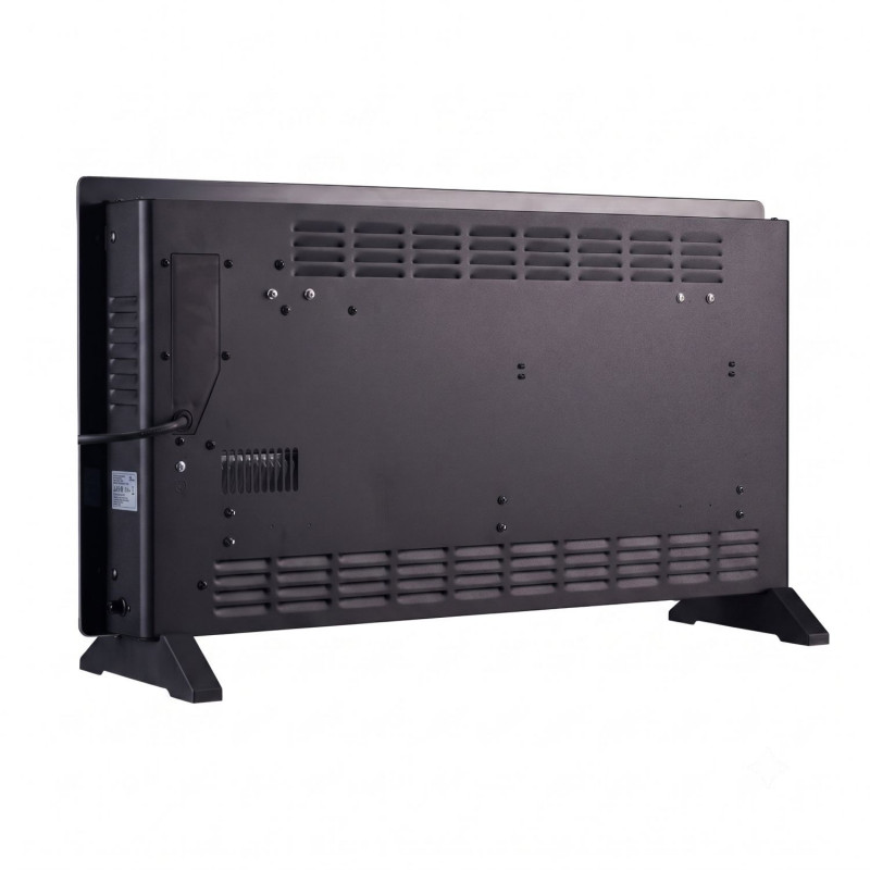 Viedais stikla paneļu sildītājs Extralink LPL-23A-BL, 2000 W, WiFi, melns