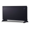 Viedais stikla paneļu sildītājs Extralink LPL-23A-BL, 2000 W, WiFi, melns