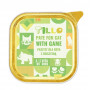 TILLO Pate Game mitrā kaķu barība, 100 g
