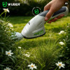 Wuber W23320 bezvadu 2-in-1 dzīvžogu un zāles trimmeris, 7.2 V, 120 mm griezums, USB-C