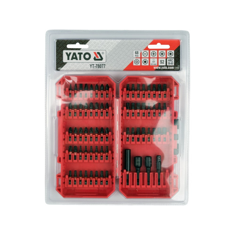 YATO triecienuzgaļu komplekts 68 gab. YT-78077