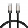 Tech-Protect UltraBoost Evo kabelis USB-C / USB-C 100W 5A 100cm Titanium