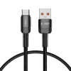 Tech-Protect UltraBoost Evo kabelis USB-A / USB-C 100W 5A 50cm melns