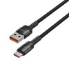 Tech-Protect UltraBoost Evo kabelis USB-A / USB-C 100W 5A 100cm melns