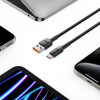 Tech-Protect UltraBoost Evo kabelis USB-A / USB-C 100W 5A 100cm melns