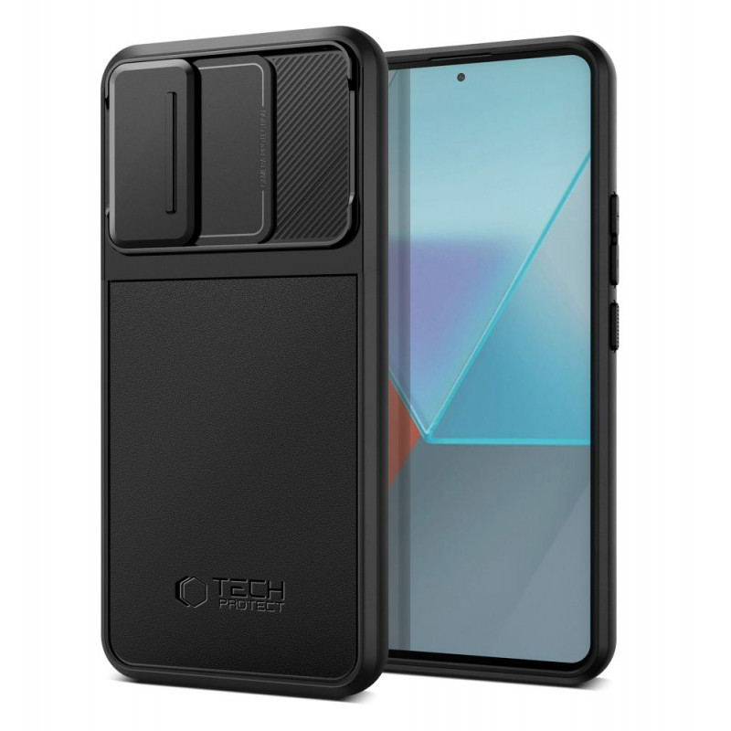 Tech-Protect Velar Cam+ vāciņš Xiaomi Redmi Note 13 Pro 5G / Poco X6 5G, melns