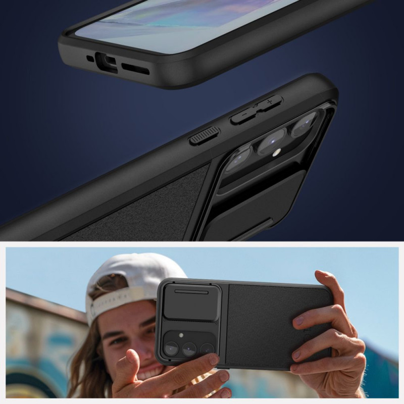 Tech-Protect Velar Cam+ vāciņš Samsung Galaxy A35 / A55 5G, melns