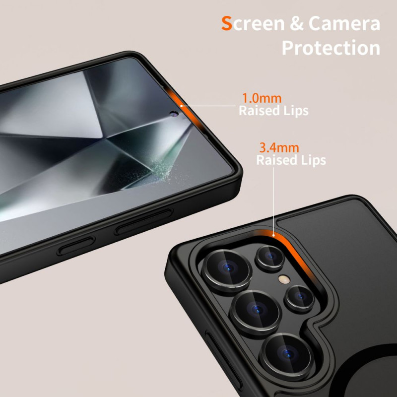 Tech-Protect Magmat MagSafe Samsung Galaxy S25 Ultra vāciņš, matēti melns