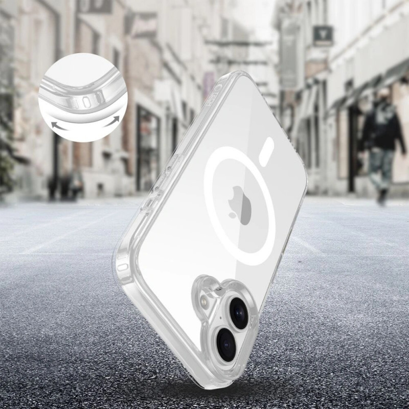Tech-Protect Flexair Hybrid CC MagSafe Apple iPhone 16 vāciņš, caurspīdīgs