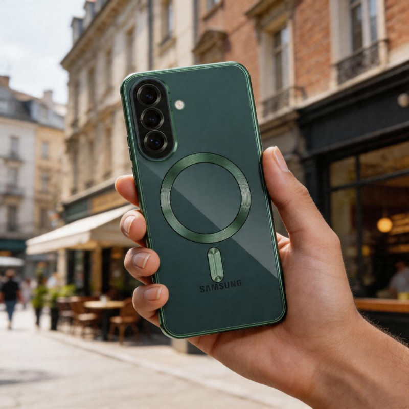 Tech-Protect MagFlex MagSafe Samsung Galaxy A37 5G vāciņš, Jungle Green