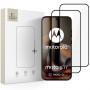 Tech-Protect Glass Fit+ Motorola Moto G67 / G77 rūdītais stikls, melns (2 gab.)