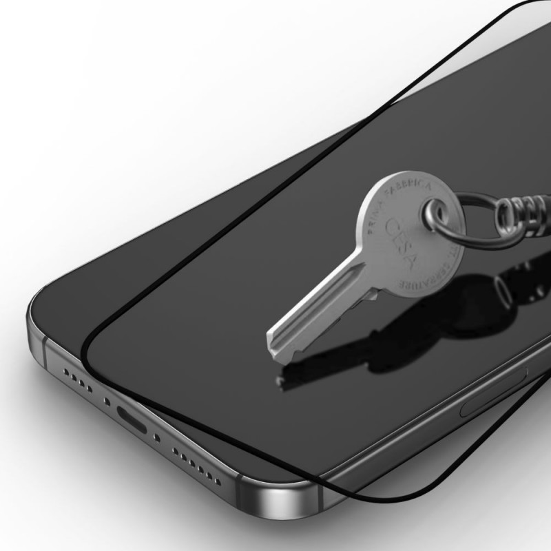 Tech-Protect Glass Fit+ Motorola Moto G67 / G77 rūdītais stikls, melns (2 gab.)