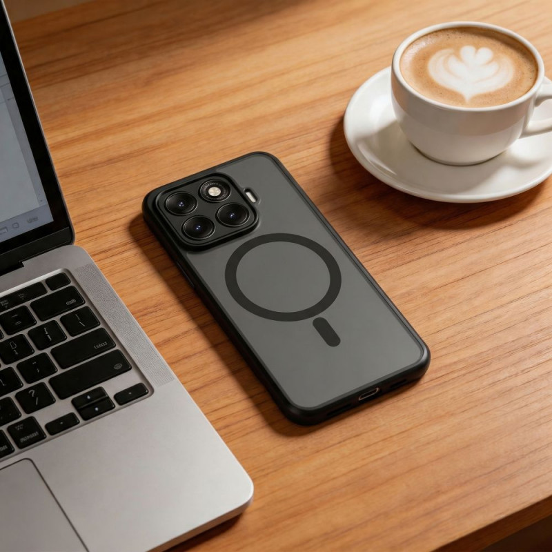 Tech-Protect Magmat MagSafe vāciņš Xiaomi 17T Pro, matēti melns