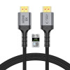 Tech-Protect UltraBoost HDMI 2.1 kabelis THP5553, 4K 120Hz, 8K 60Hz, 100 cm, melns