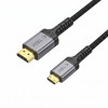 Tech-Protect UltraBoost Mini HDMI uz HDMI 2.1 kabelis, 8K 60Hz, 200 cm, melns