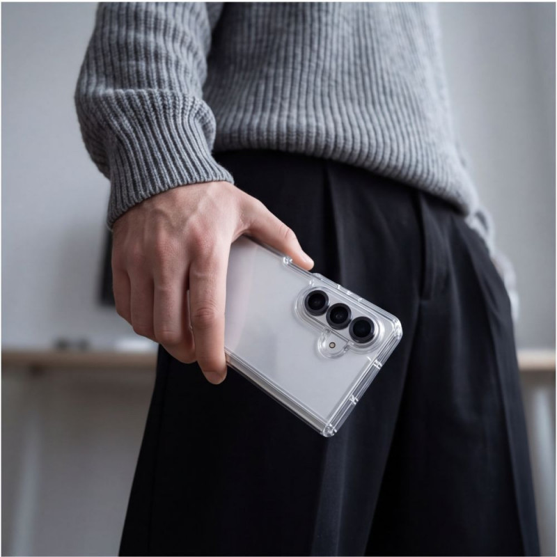 Tech-Protect FlexAir Hybrid apvalks Samsung Galaxy Z Fold 8 Ultra, caurspīdīgs
