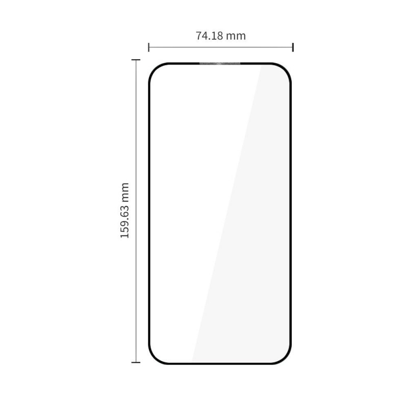 Tech-Protect Glass Fit+ rūdītais stikls OnePlus Nord 6 (2 gab.), melns