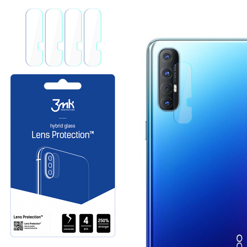 3MK Lens Protection Oppo Reno 3 Pro kameras objektīva aizsargs (4 gab.), 3MK1517